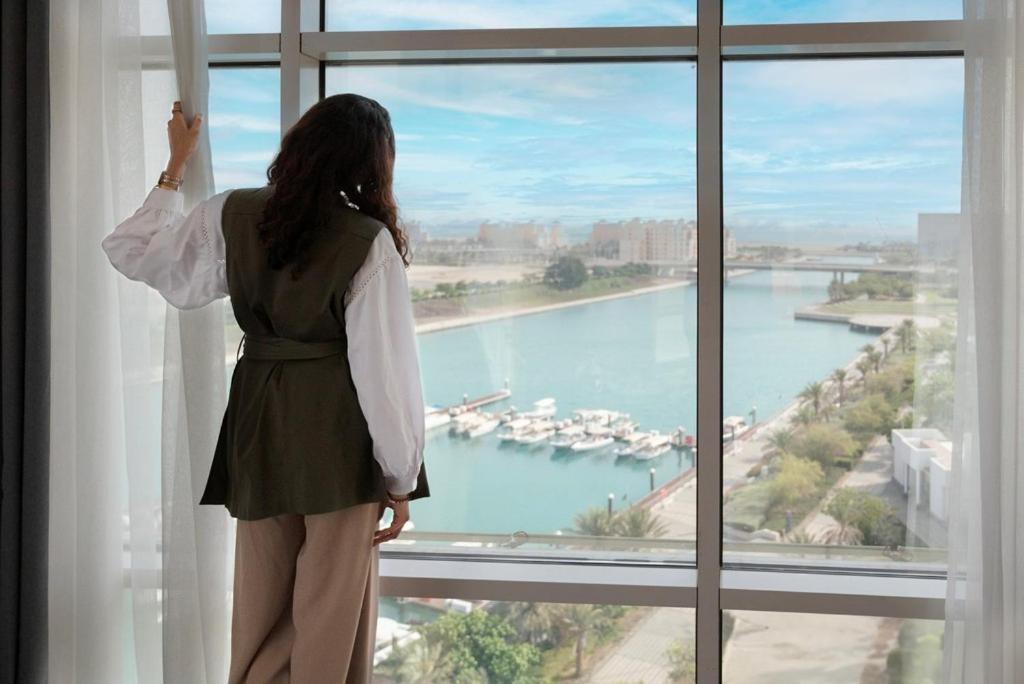Bay La Sun Hotel&Marina - KAEC King Abdullah Economic City Bagian luar foto View of the Marina from a suite